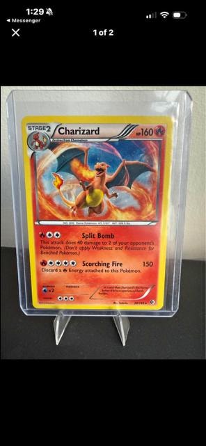 Charizard Stage 2 — Split Bomb / Scorching Fire