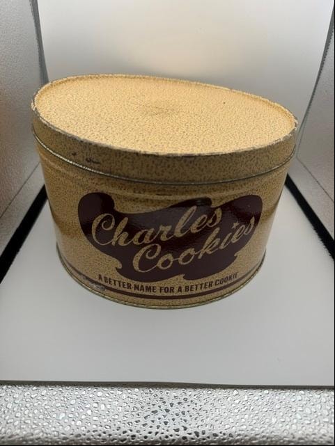 Charles Cookies Vintage Tin