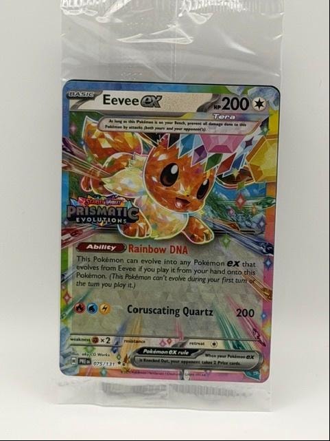 Eevee ex 075/131 Prismatic Evolutions — Sealed Promo