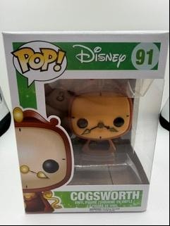 Funko Pop! Disney Beauty & the Beast — Cogsworth #91