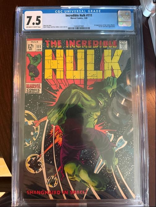 The Incredible Hulk #111 — CGC 7.5