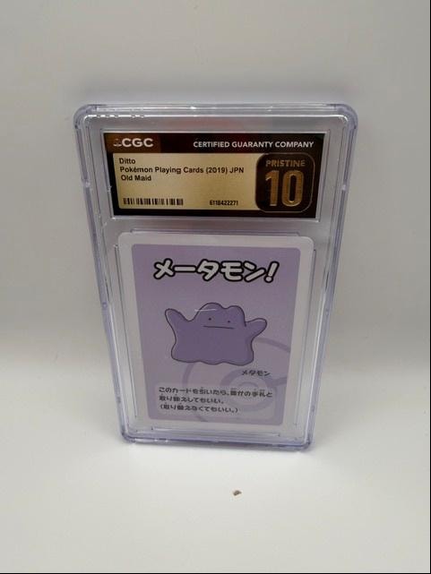 Ditto — 2019 Japanese Pokémon Playing Cards Old Maid CGC Pristine 10