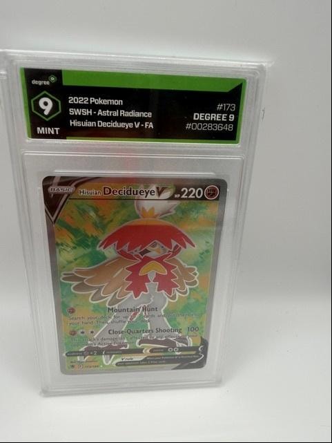Hisuian Decidueye V #173 Full Art — 2022 Pokémon SWSH Astral Radiance Degree 9