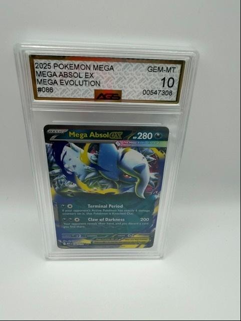 Mega Absol EX #086 — 2025 Pokémon Mega Evolution AGS 10