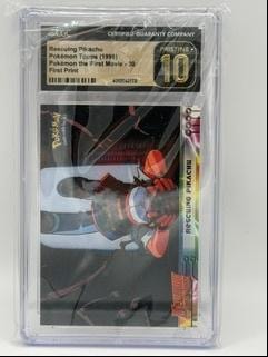 Rescuing Pikachu — Pokémon the First Movie #38 (1999) CGC Pristine 10 First Print