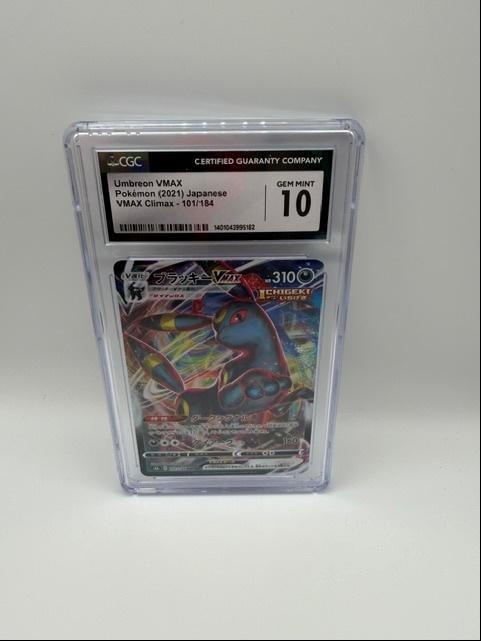 Umbreon VMAX 101/184 — 2021 Pokémon Japanese VMAX Climax CGC 10