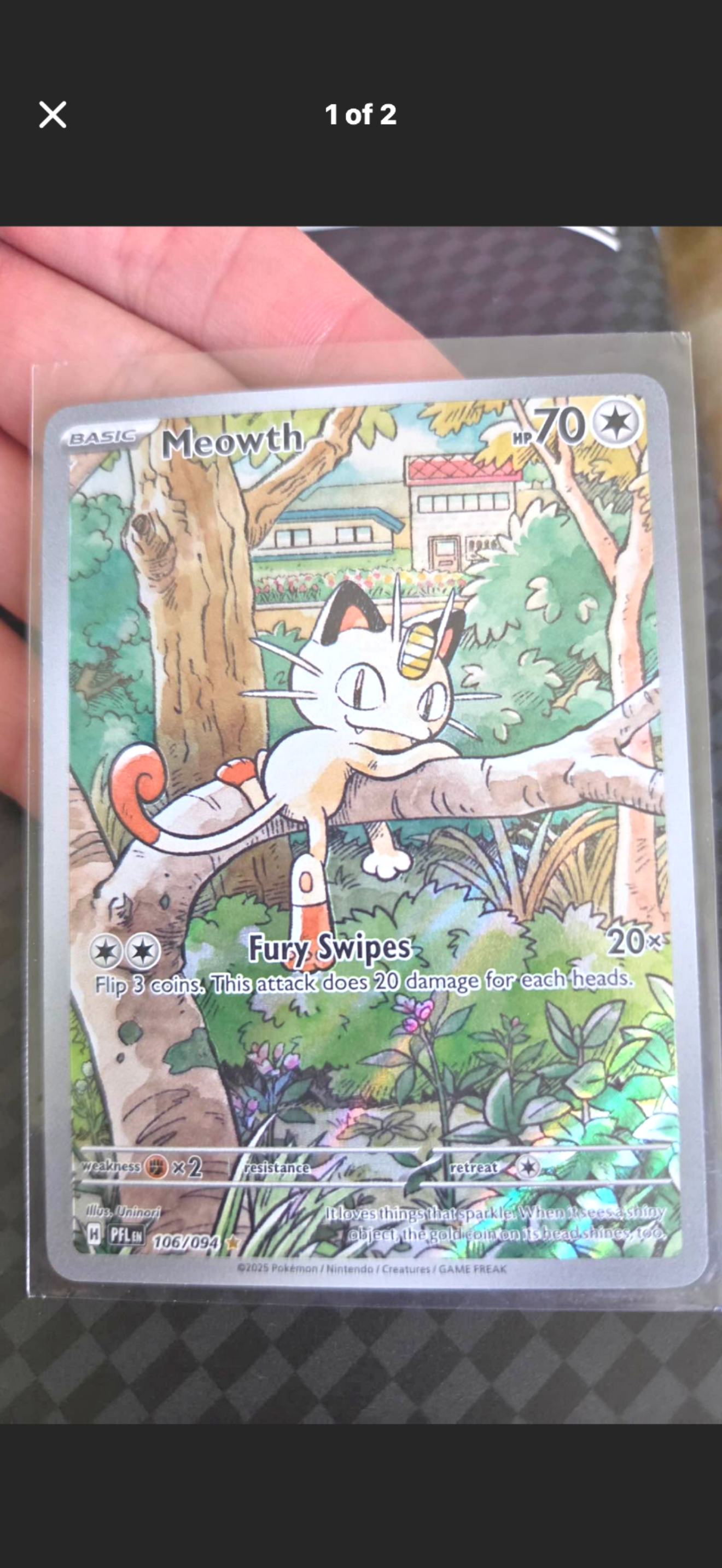 Meowth Phantasmal Flames