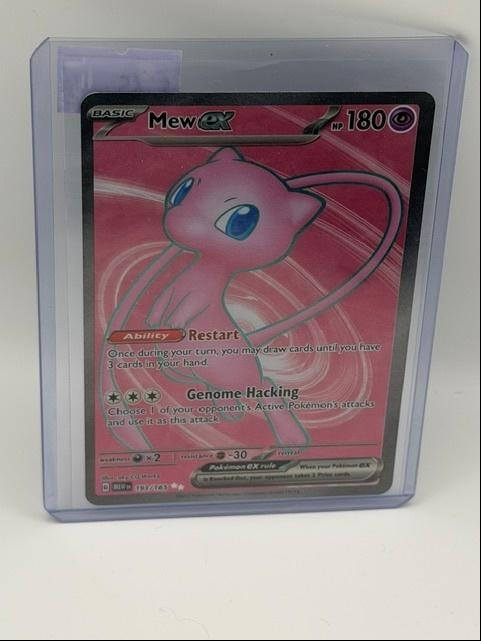 Mew ex 187/165 — 180 HP Special Illustration Rare