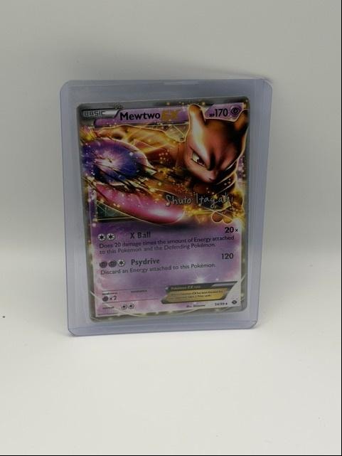Mewtwo EX 54/99 — 170 HP Signed by Shuto Itagaki