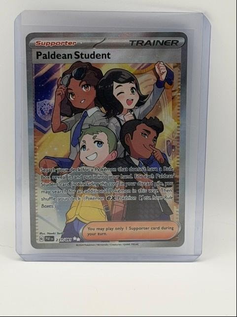 Paldean Student 231/091 Illustration Rare — Pokémon Scarlet & Violet