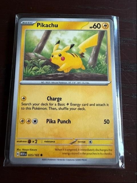 Pikachu 025/165 — Scarlet & Violet 151