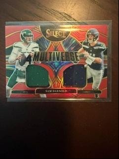 Sam Darnold Select Certified Multi-Sport Multiverse Dual Relic